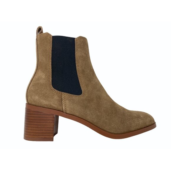 Steve Madden Rhiannon Size 11M Brown Nubuck Leather Chelsea Boots Women - Picture 4 of 11